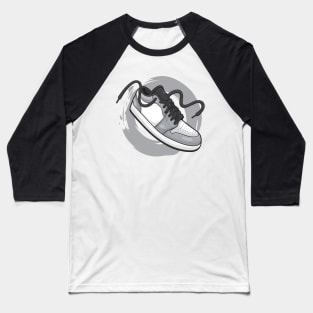 AJ 1 Smoke Grey Sneaker Baseball T-Shirt